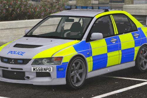Police Mitsubishi Evolution 9 (Pack) - Marked & Unmarked